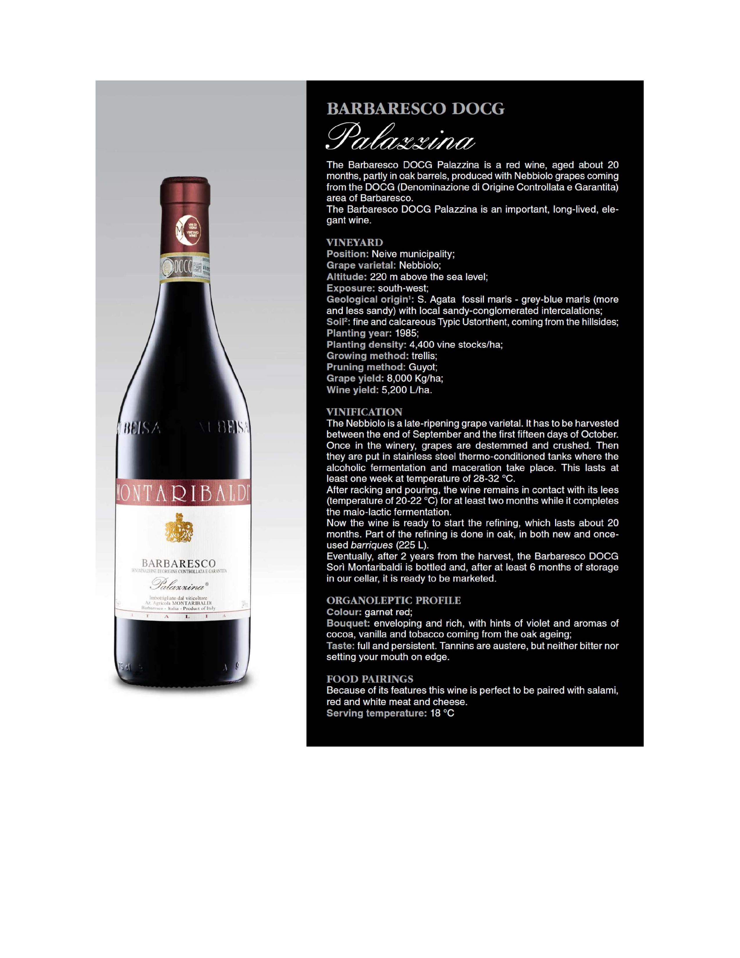 barbaresco docg Palazzina