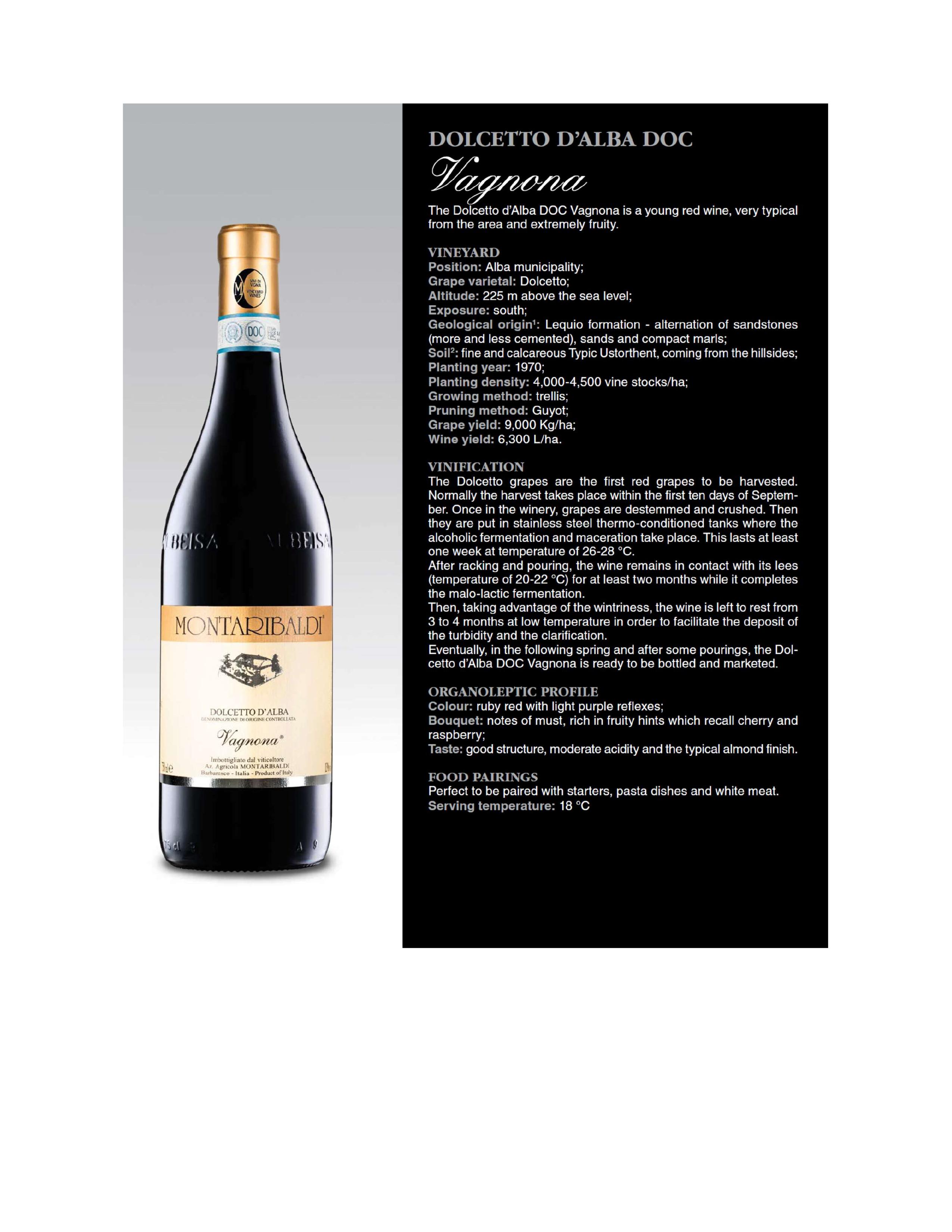 dolcetto d'alba Vagnona