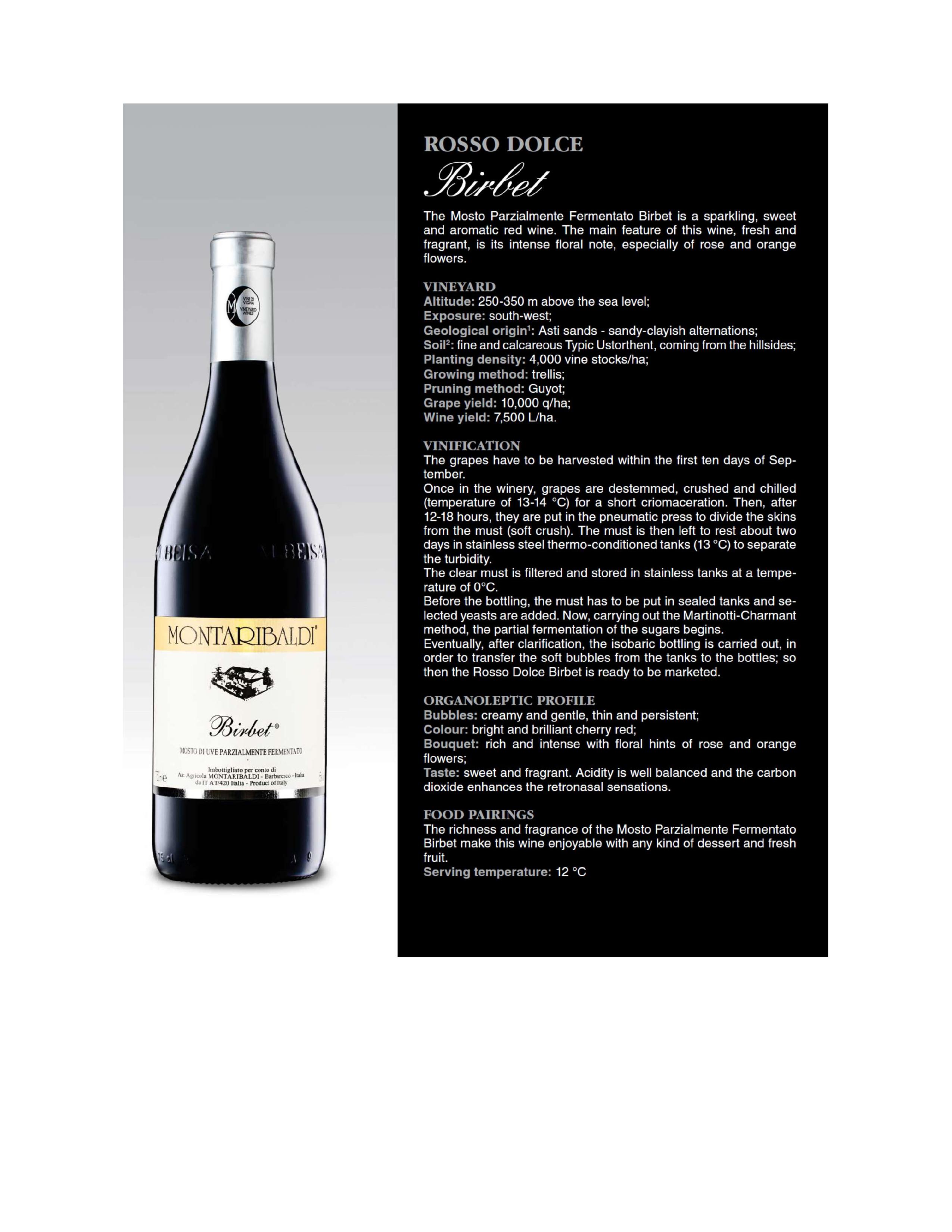 rosso dolce birbet