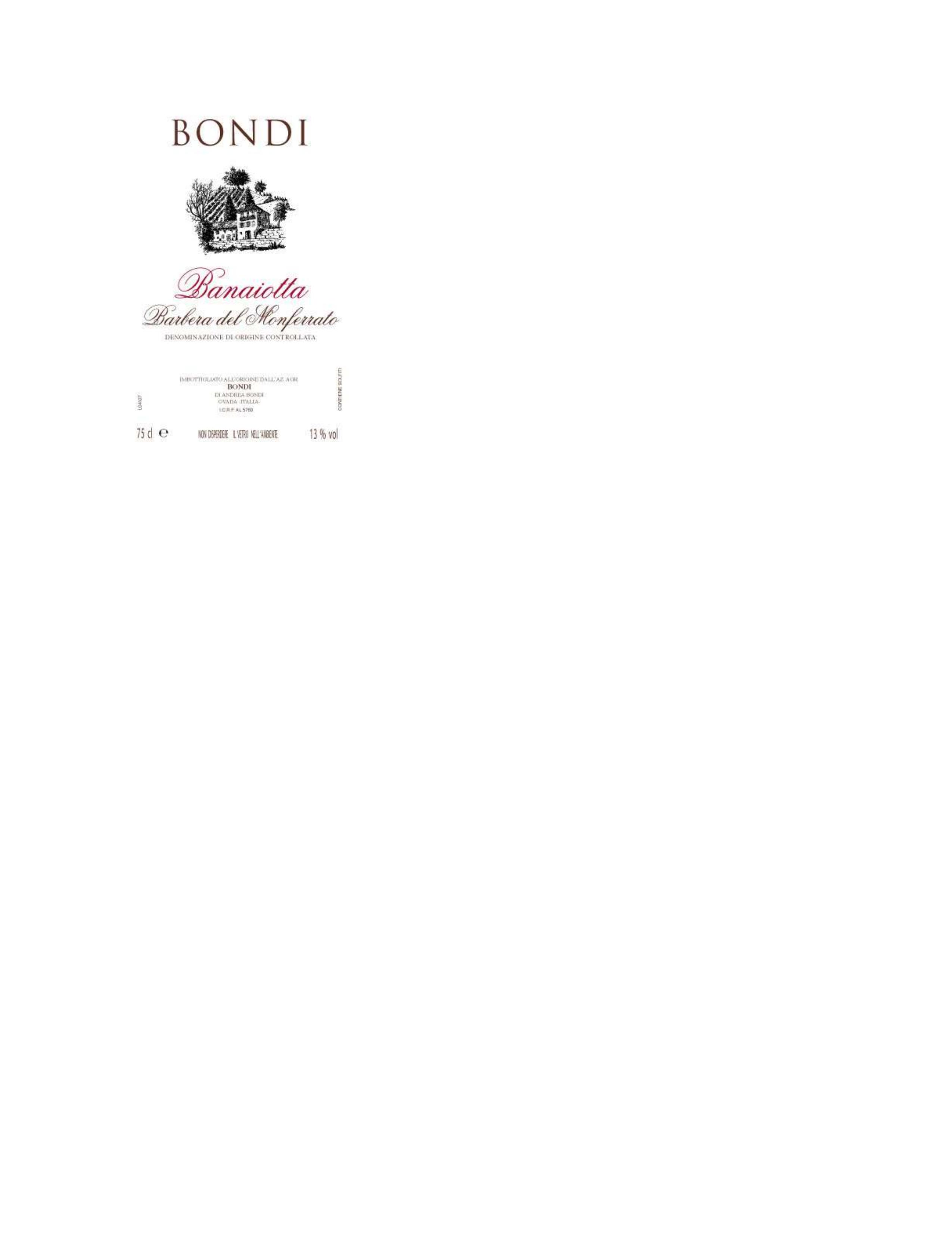 barbera del monferrato banaiotta